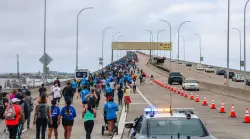 Pedestrians take Coronado in Navy’s annual Bay Bridge Run/Walk