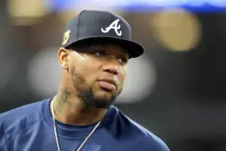 Ronald Acuña Jr. hits long homer on first pitch in his return to Braves after missing 1 year