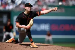 SF Giants’ offense silenced as Harrison makes first start of year